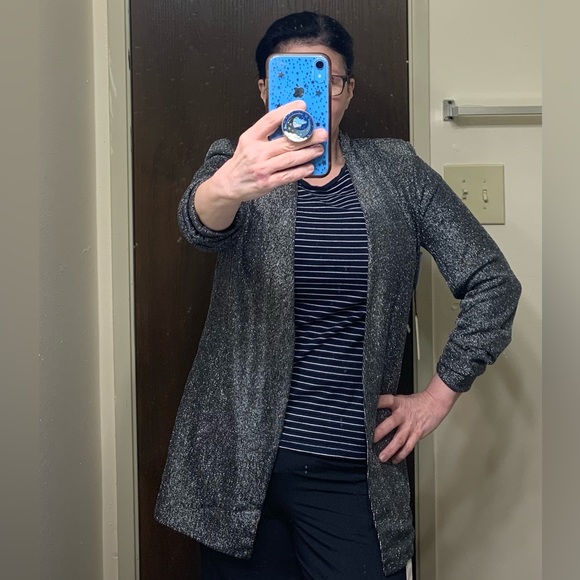 NEW With Tags Aritzia BABATON MACAULEY Blazer In Black/ Silver Style 75572 SZ M - Picture 6 of 17